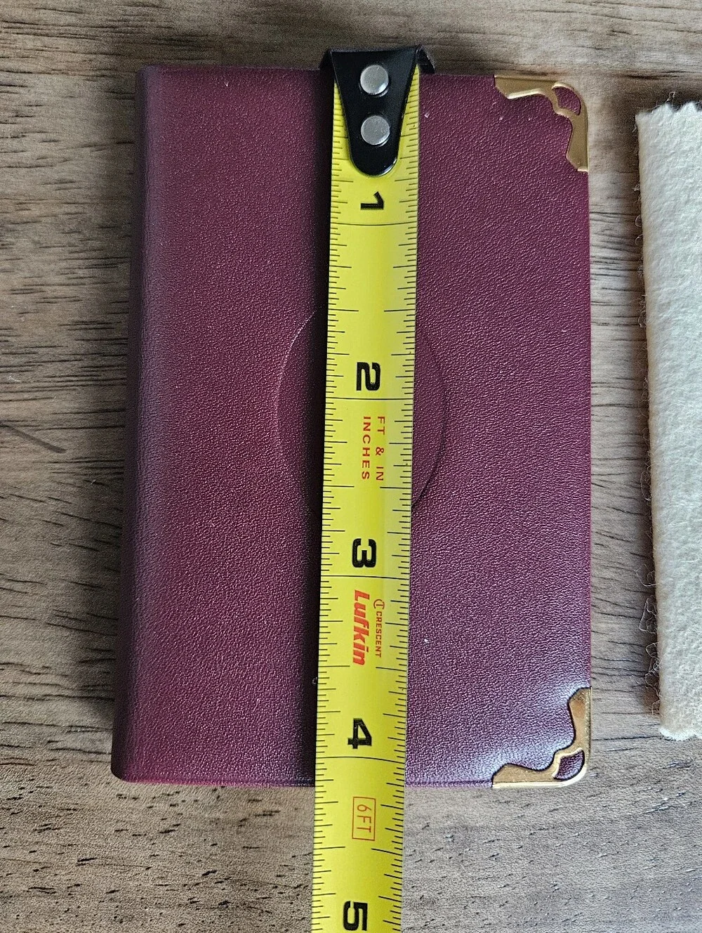 VTG Cartier Leather Address Book Gold-Tone Corner Hardware Alphabet Tabs